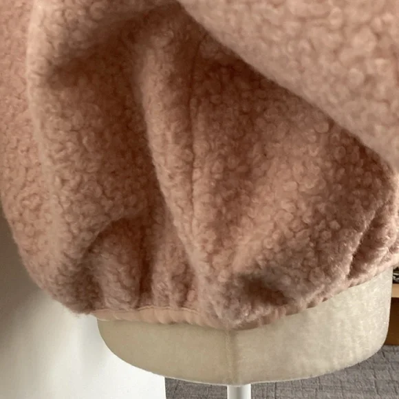 By Anthropologie Pink Sherpa Boomer Jacket - Picture 12 of 16